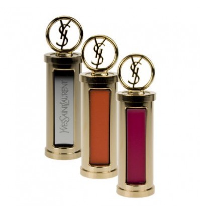 YVES SAINT LAURENT LIP TWINS SATINE/SHINE 9 FUCHSIA ORANGE 1.7 g