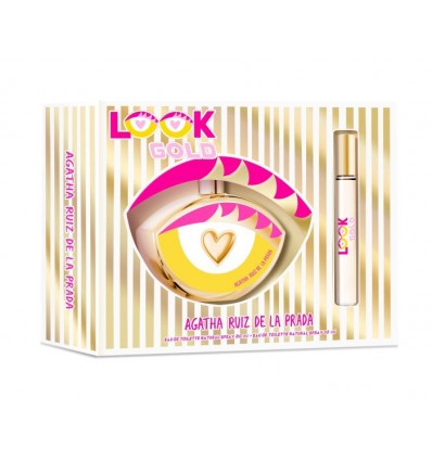 AGATHA RUIZ DE LA PRAFA LOOK GOLD EDT 80 ml SPRAY + EDT 10 ml