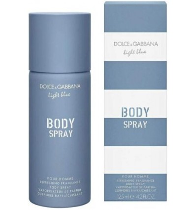 DOLCE & GABBANA LIGHT BLUE BODY SPRAY POUR HOMME 125 ML SPRAY