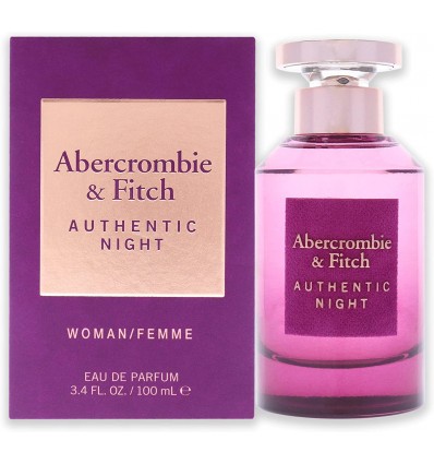 ABERCROMBIE & FITCH AUTHENTIC NIGHT WOMAN EAU DE PARFUM 100 ML