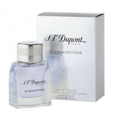 S. T. DUPONT 58 AVENUE MONTAIGNE EDT 30 ML SPRAY POUR HOMME