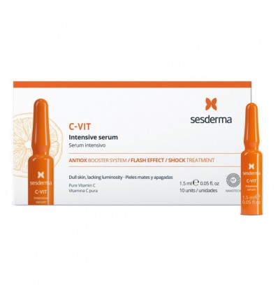 SESDERMA C-VIT INTENSIVE SERUM FLASH 10 X 1.5 ML