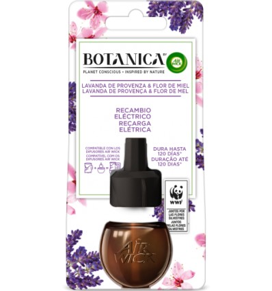 AIRWICK BOTANICA LAVANDA DE PROVENZA & FLOR DE MIEL RECAMBIO 19 ML