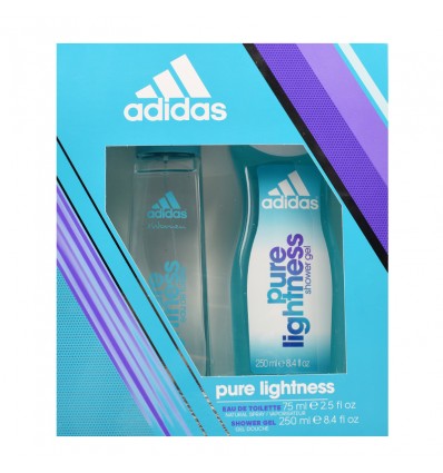 ADIDAS PURE LIGHTNESS EDT 75 ML SPRAY + GEL 250 ML