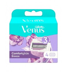 GILLETTE VENUS BREEZE COMFORTGLIDE 3 HOJAS 4 RECAMBIOS