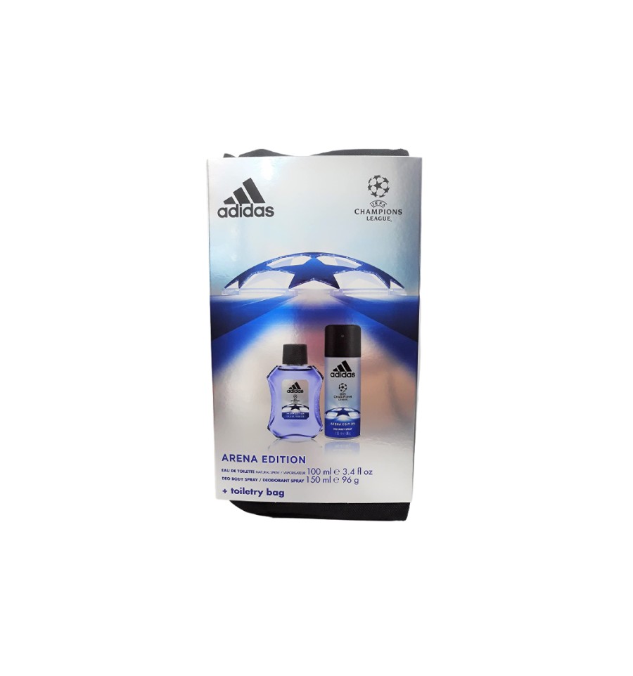 ADIDAS CHAMPION LEAGUE ARENA EDITION EDT 100 ml DEO SPRAY 150 ml Cosmetics Co