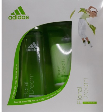 ADIDAS FLORAL DREAM EDT 75 ML SPRAY + GEL 150 ML