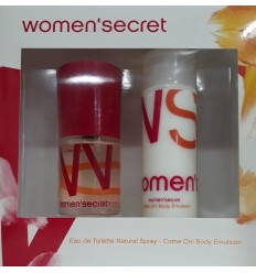 WOMEN SECRET EDT 100 ML SPRAY + BODY EMULSIÓN 200 ML