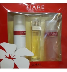 TIARÉ FLOR DE POLINESIA EDT 75 ML SPRAY + DEO SPRAY 150 ML + GEL 200 ML