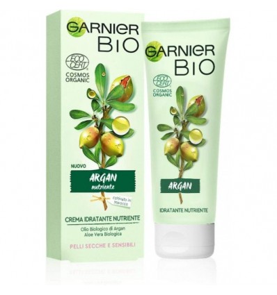 GARNIER BIO ARGAN CREMA HIDRATANTE NUTRITIVA PIEL SECA / SENSIBLE 50 ml