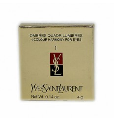 YSL Yves Saint Laurent Ombres Quadrilumieres Cuarteto Sombras de Ojos 1 Sienne / Sienna