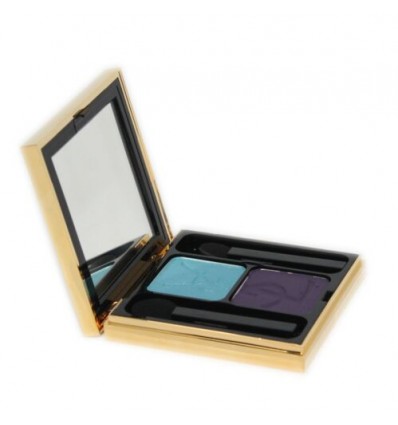 YVES SAINT LAURENT SOMBRA DUO Nº 25 TURQUOISE BLUE / HAZY VIOLET 2.8 GR