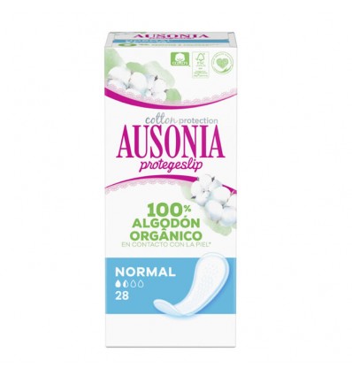 AUSONIA 100 % ALGODON ORGANICO PROTEGESLIPS 28 UNIDADES