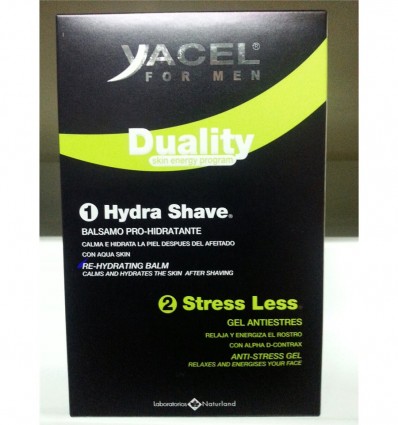 YACEL DUALITY HYDRA SHAVE BÁLSAMO 125 ml + GEL ANTIESTRES 50 ml