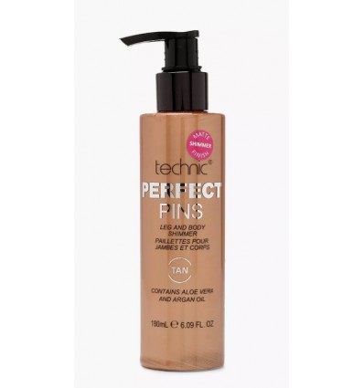 TECHNIC PERFECT PINS TAN BRILLO CORPORAL CUERPO 180 ML