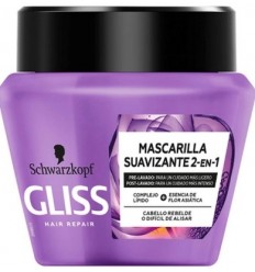 GLISS LISO ASIÁTICO MASCARILLA SUAVIZANTE CAPILAR 2 EN 1 300 ml