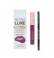 REVOLUTION RETRO LUXE GLOSS LIP KIT INTEGRITY