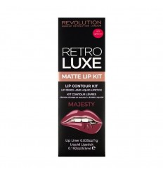 REVOLUTION RETRO LUXE MATTE LIP KIT MAJESTY REVOLUTION RETRO LUXE MATTE LIP KIT MAJESTY
