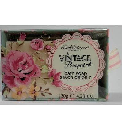 BODY COLLECTION VINTAGE BOUQUET JABÓN 120 g