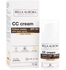 BELLA AURORA CC CREAM SPF 50 COLOR CLARO ANTIMANCHAS 30 ml