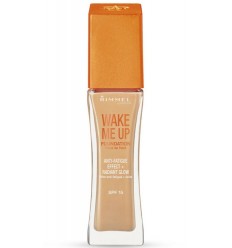 RIMMEL WAKE ME UP MAQUILLAJE ILUMINADOR ANTIFATIGA 100 IVORY 30 ml RIMMEL WAKE ME UP MAQUILLAJE ILUMINADOR ANTIFATIGA 100 IVORY 30 ml