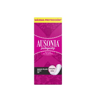 AUSONIA SALVASLIPS MAXI PLUS 20 UNIDADES