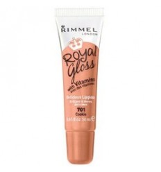 RIMMEL ROYAL GLOSS WIRH VITAMINS 701 COOKIE 14 ml RIMMEL ROYAL GLOSS WIRH VITAMINS 701 COOKIE 14 ml