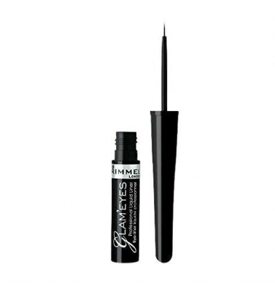 RIMMEL GLAM´EYES LIQUID EYELINER 001 BLACK GLAMOUR 3.5 ml