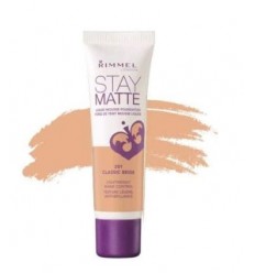 RIMMEL STAY MATTE LIQUID MOUSSE FOUNDATION 201 CLASSIC BEIGE 30 ml RIMMEL STAY MATTE LIQUID MOUSSE FOUNDATION 201 CLASSIC BEIGE 30 ml
