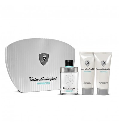 TONINO LAMBORGHINI ESSENZ EDT 125 ml + AFTER SHAVE BALM 150 ml + SHOWER GEL 150 ml