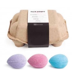 IDC INST. BATH BOMBS PURE ENERGY BATH EGG 6 X 70 g