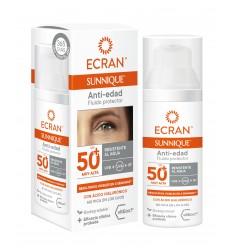 ECRAN SUNNIQUE ANTI-EDAD FLUIDO PROTECTOR SPF 50 CON ÁCIDO HIALURÓNICO 50 ml