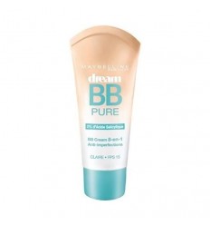 MAYBELLINE DREAM PURE BB CREAM 8 EN 1 ANTI-IMPERFECCIONES T CLAIRE SPF 15 30 ML