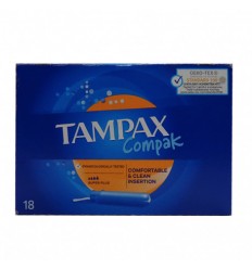 TAMPAX COMPACK SUPER PLUS 18 UNIDADES