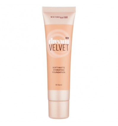 MAYBELLINE DREAM VELVET SOFT-MATTE HYDRATING FOUNDATION 30 SAND 30 ml