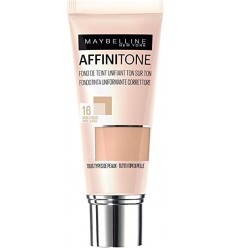 MAYBELLINE AFFINITONE FONDO DE MAQUILLAJE UNIFICANTE CORRECTOR 16 VANILLA ROSE 30 ml