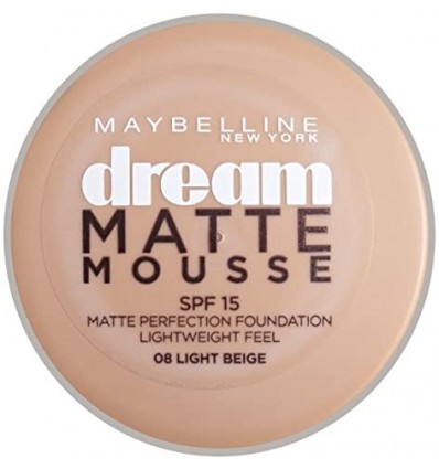 MAYBELLINE DREAM MATTE MOUSSE 08 LIGTH BEIGE 18 ml