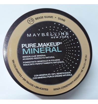MAYBELLINE PURE MAKEUP MINERAL 73 BEIGE SUAVE / DUNE 8 g