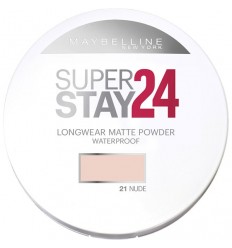MAYBELLINE SUPER STAY 24 LONGWEAR MATTE POWDER WATERPROOF 21 NUDE 9 g