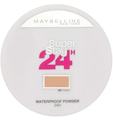 MAYBELLINE SUPER STAY 24 LONGWEAR MATTE POWDER WATERPROOF 40 FAWN 9 g