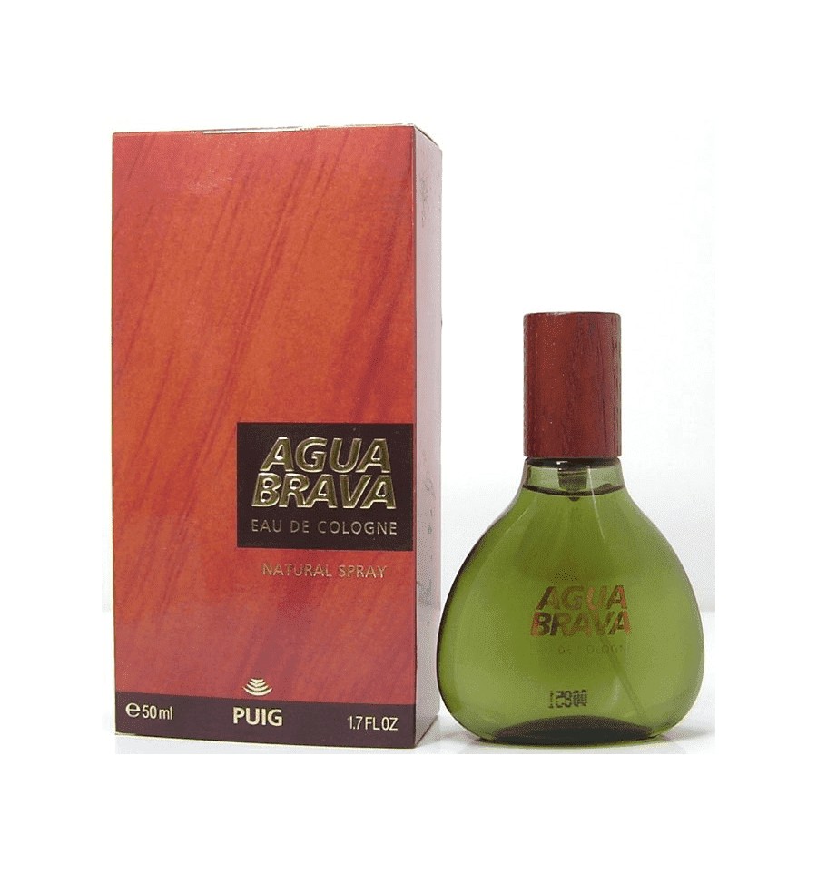 AGUA BRAVA de PUIG EAU DE COLOGNE 50 ml ( tapón rosca ) - Cosmetics & Co