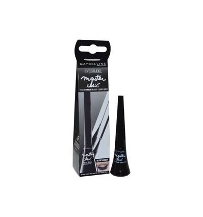 MAYBELLINE MASTER DUO BLACK LACQUER DELINEADOR NEGRO 24 H WATERPROOF