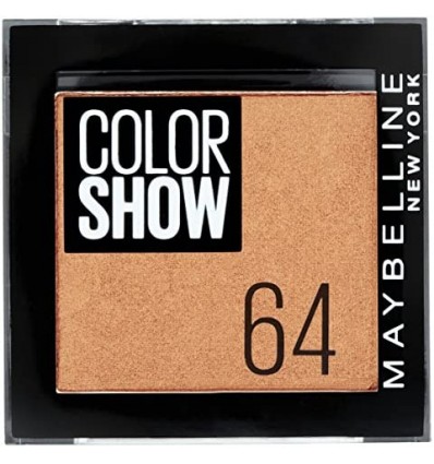 MAYBELLINE COLOR SHOW SOMBRA DE OJOS MONO 64 ONE CENT COPPER