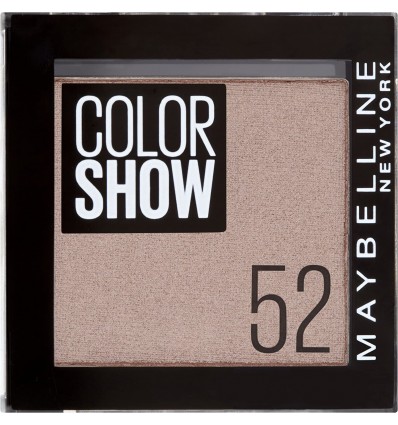 MAYBELLINE COLOR SHOW SOMBRA DE OJOS MONO 52 FANCY TAUPE