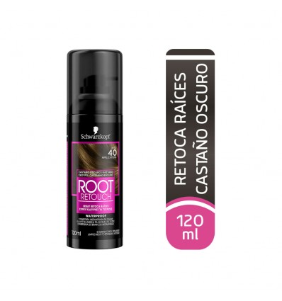 SCHWARZKOPF ROOT RETOUCH CASTAÑO OSCURO SPRAY 120 ml