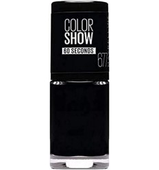 MAYBELLINE COLOR SHOW ESMALTE 677 BLACKOUT 7 ml MAYBELLINE COLOR SHOW ESMALTE 677 BLACKOUT 7 ml