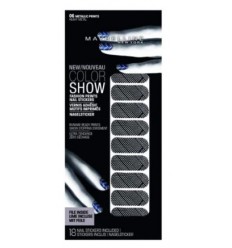 MAYBELLINE COLOR SHOW 06 METALLIC PRINTS HEAVY METAL 18 NAIL STICKERS INCLUDED MAYBELLINE COLOR SHOW 06 METALLIC PRINTS HEAVY METAL 18 NAIL STICKERS INCLUDED