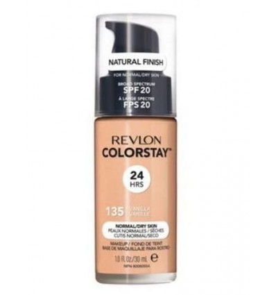 Maquillaje Revlon Colorstay piel normal y seca color vainilla