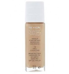 REVLON NEARLY NAKED MAQUILLAJE SPF 20 130 SHELL COQUILLAGE 30 ml REVLON NEARLY NAKED MAQUILLAJE SPF 20 130 SHELL COQUILLAGE 30 ml