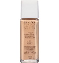 REVLON NEARLY NAKED MAQUILLAJE SPF 20 120 VANILLA / VANILLE 30 ml REVLON NEARLY NAKED MAQUILLAJE SPF 20 120 VANILLA / VANILLE 30 ml